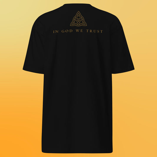 Unisex premium "The Holy Trinity" heavyweight tee